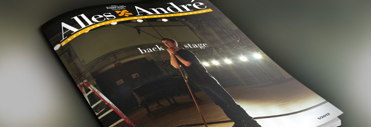 Neue Ausgabe von Alles André: „backstage“