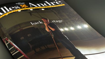 Neue Ausgabe von Alles André: „backstage“