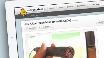 Echte Zigarre als USB-Stick