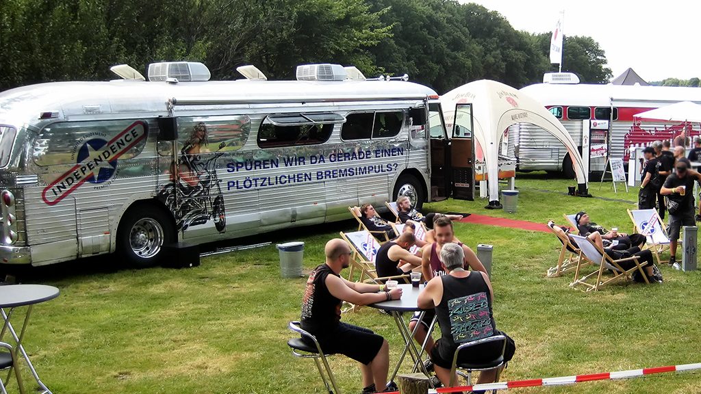 Independence Greyhound Bus in Wacken