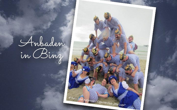 Anbaden in Binz