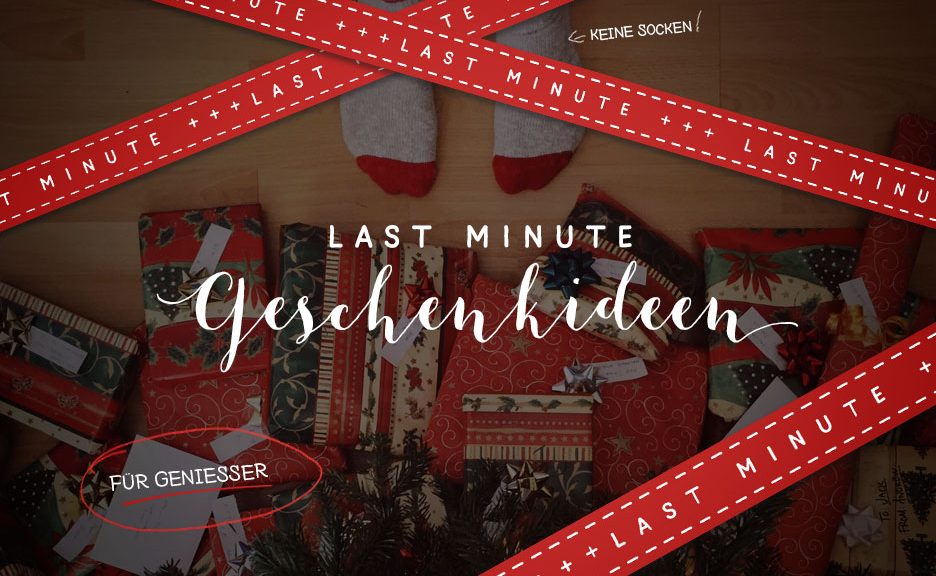 Last Minute Geschenkideen