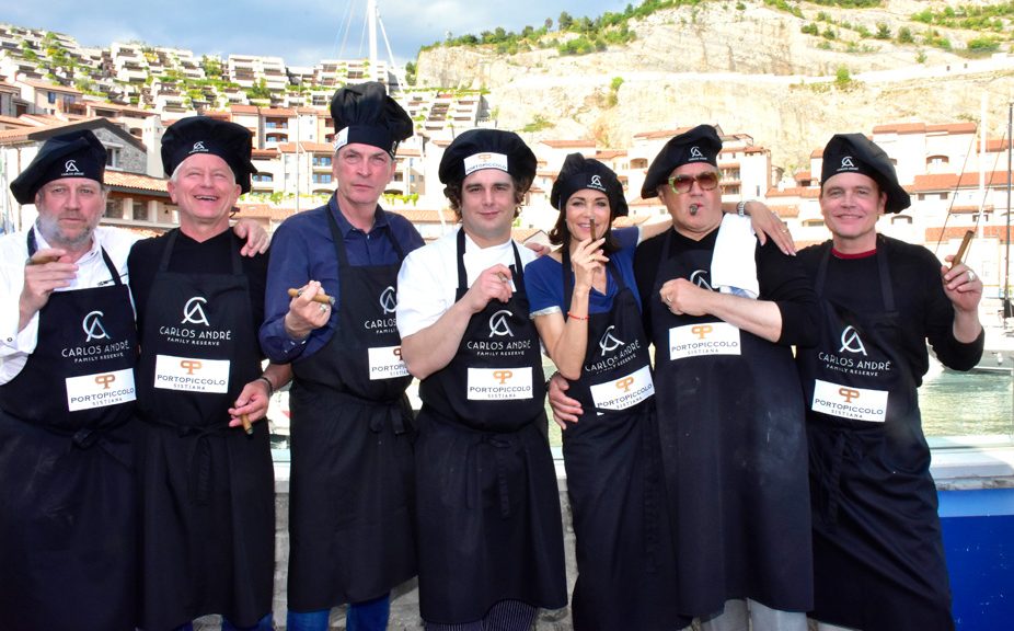 Carlos André Cooking for Friends in Portopiccolo