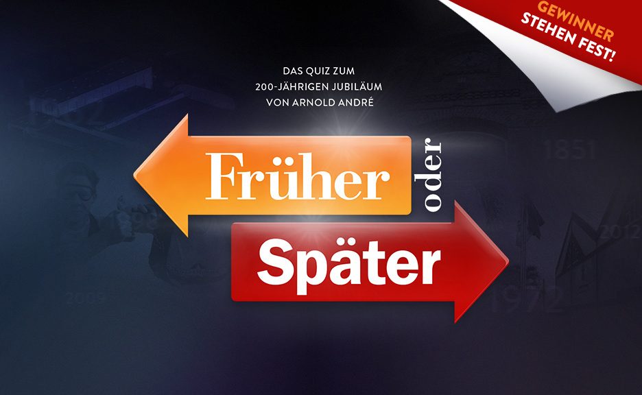 Quiz „Früher oder später“: Gewinner stehen fest