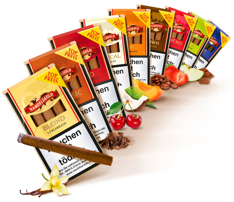 Vielfalt von Handelsgold: Handelsgold Sweet Cigarillos