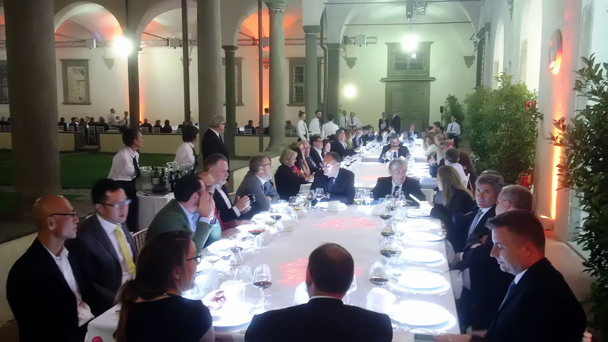 Gala-Dinner in Lucca anlässlich des 200-jährigen Jubiläums von Toscano