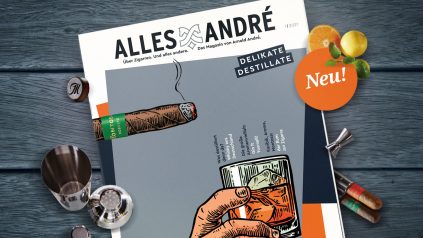 Neue Ausgabe vom Alles André Magazin: „Delikate Destillate“