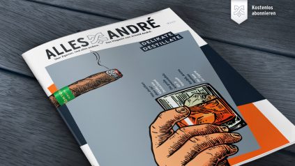 Inhaltsverzeichnis zur Ausgabe „Delikate Destillate“ von Alles André